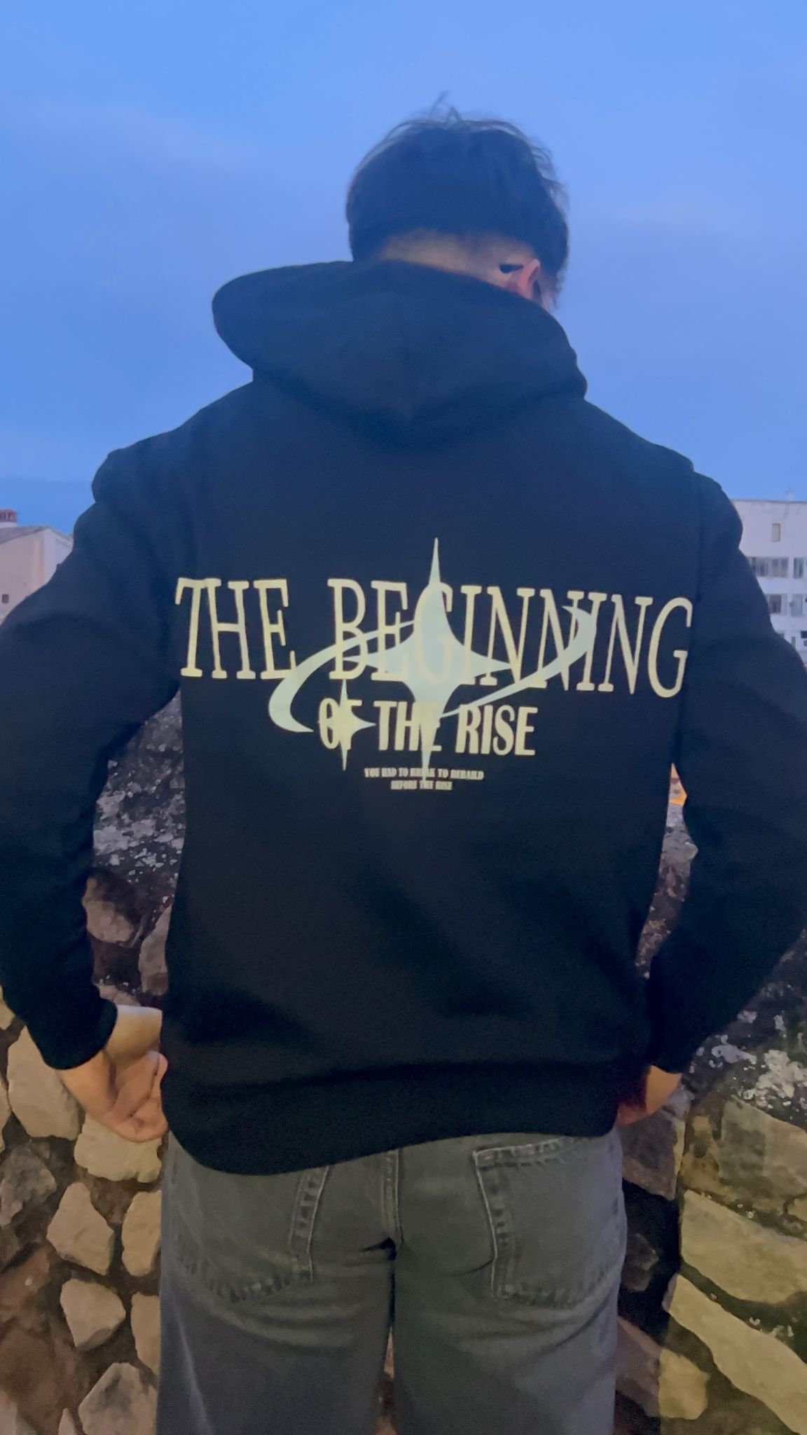 The beginning of the rise